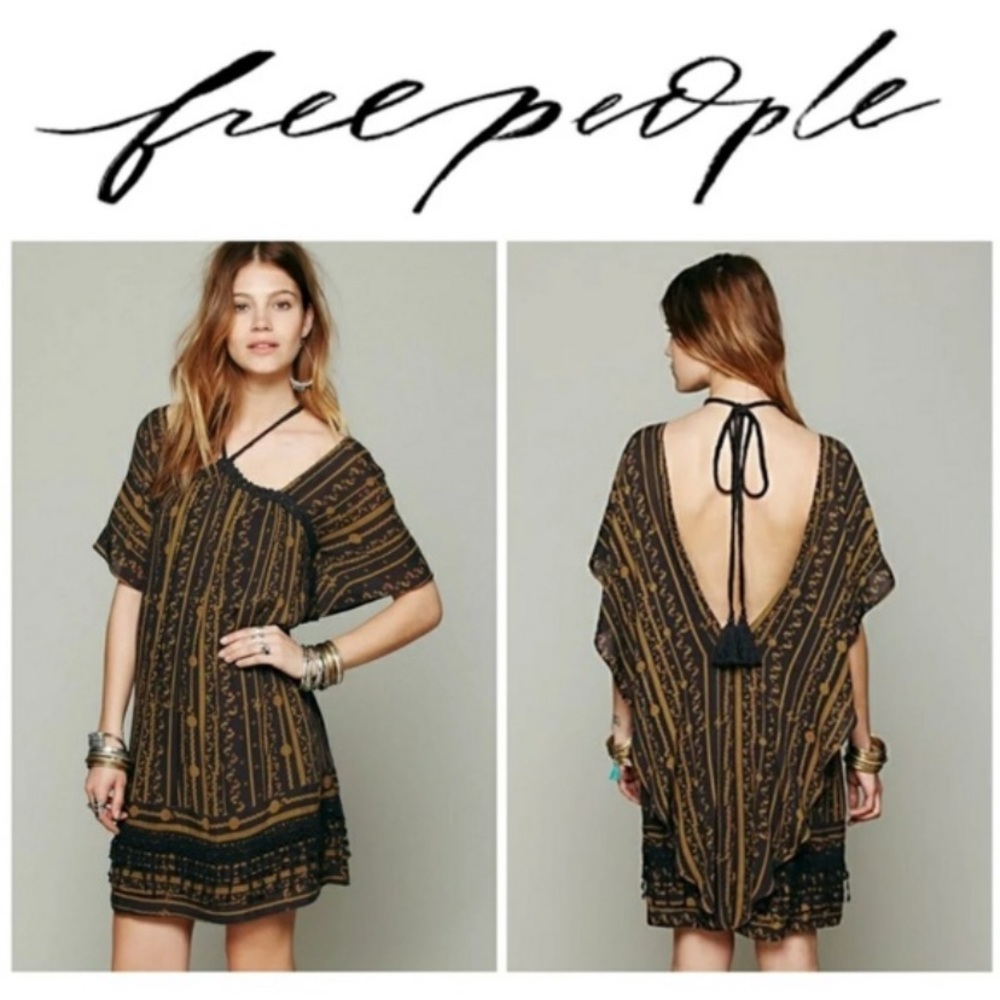 Women's Black Fp New Romantics Paisley Punch Dress